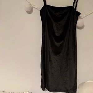 Velvet bodycon dress